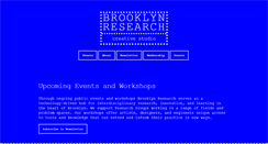 Desktop Screenshot of brooklynresearch.org